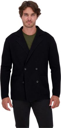 Tagliatore Veste Maille Crois&eacute;e Willow - Heren - Blazers - Zwart - L - Jassen