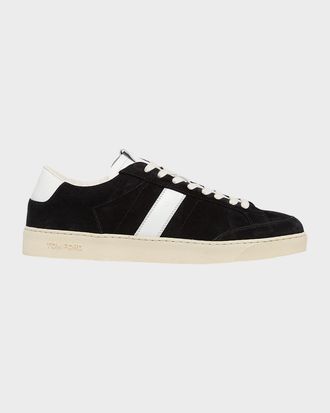 Tom Ford Men & apos;s Blake Suede Low-Top Sneakers