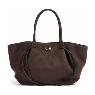 Guess Allegra Tote - Dames - Tassen - Bruin - Maat: ONE Size Su&egrave;de