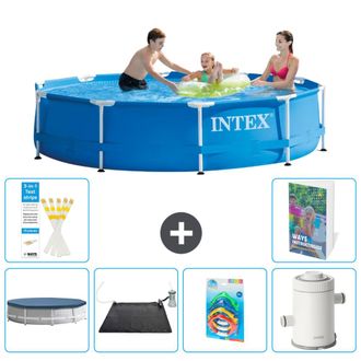 Intex Piscina Con Estructura Redonda - 305x76 Cm - 7-piezas S118