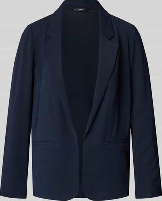 Zero Regular Fit Blazer mit Reverskragen und Paspeltaschen in Marine, Gr&ouml;&szlig;e 34