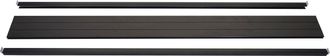 Hhg Hhg - Conjunto Final Para Mosquitera Wpc Sarthe, Perfil Final Cortaviento, Postes Wpc, 180cm, Antracita