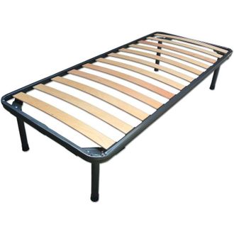 Baldiflex Baldiflex - Rete a doghe in legno con struttura in ferro Napoleone Piazza e mezza misura 120x190 cm