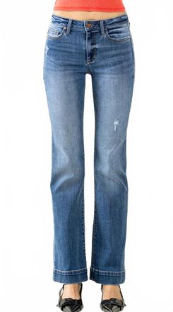 Sneak Peek Midrise Slim Bootcut Jeans In Blue