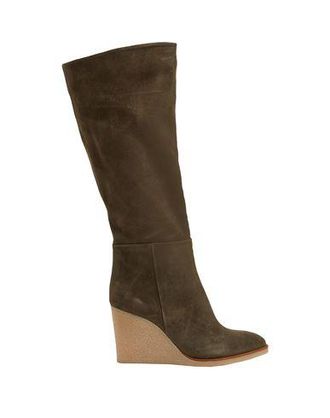 8 by YOOX SPLIT LEATHER ROUND-TOE PLATFORM BOOT
