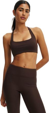 Cotton On Womens Active Raglan Zip Through Hoodie in Washed Cherry Dream at Nordstrom, Size X-Large