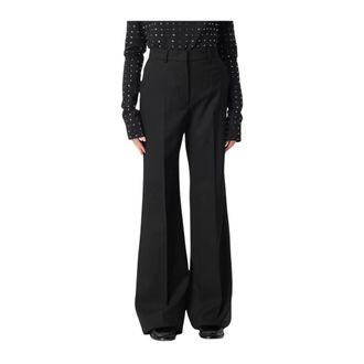 Sportmax Wide Trousers, female, Black, S, Wide Leg Trousers