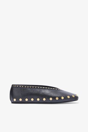 Ganni Black Jenny Ballerina in