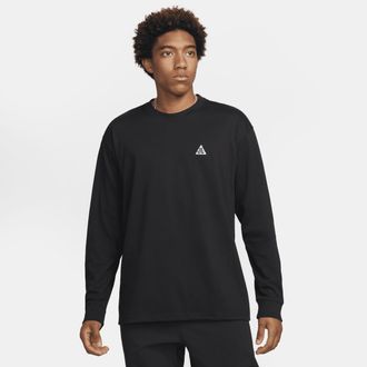 Nike Mens Nike ACG Long-Sleeve T-Shirt in Black | FQ3738-010