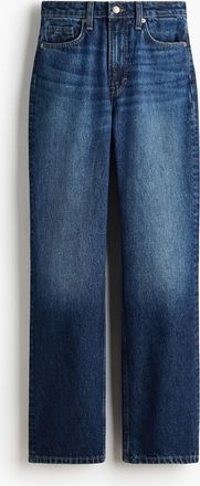 H&M Straight High Jeans - Blue