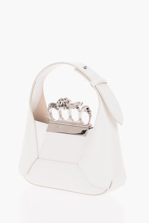 Alexander McQueen Borsa Hobo JEWEL KNUCKLES in Pelle Alexander McQueen