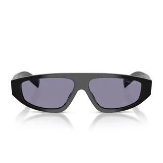 Prada Sunglasses Prc02 S 16 K50 B Black/Silver Violet Mirror Men