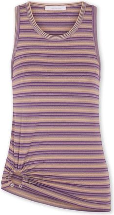 Paco Rabanne Top a Righe Piercing - - Tops - Donna - Multicolore - M