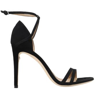 Ferragamo Ines X5 Ankle Strap Suede Sandals, Size 7 C