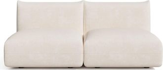 Sia Home Sof&aacute; modular 3 plazas terciopelo de chenilla