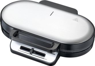 Melissa 16250087 Gofrera Doble Negra 1200w