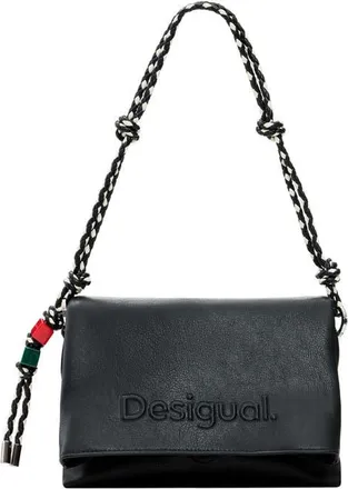 Desigual Logo Charm Crossbody Bag in Black at Nordstrom