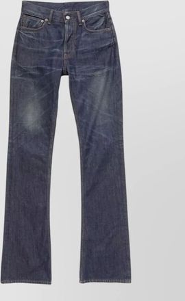 Acne Studios cotton low-rise flared jeans