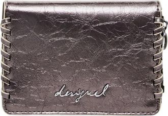 Desigual Greta Tiny Zip Capsule Wallet - Dames - Clutches - Bruin - ONE Size - Tassen