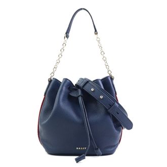 Bally Leather Handbag Shoulder Bag (Pre-Owned)