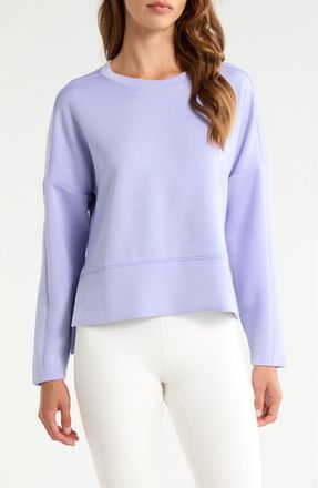 Spanx Air Essentials Tunic Sweatshirt in Anemone at Nordstrom, Size X-Large