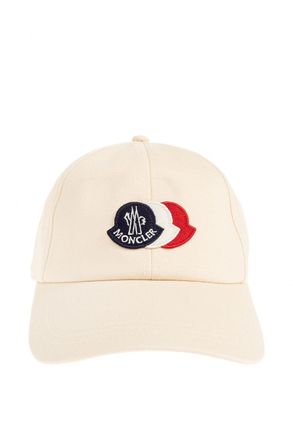 Moncler TRIPLE LOGO CAP Size: OS, colour: BEIGE