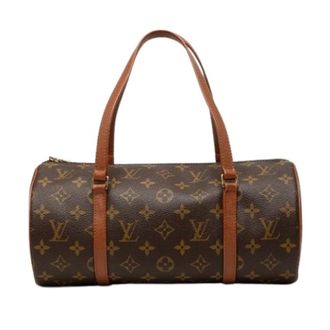 Louis Vuitton Pre-owned Papillon 30 - Dames - Pre-owned - Bruin - Maat: ONE Size Leer