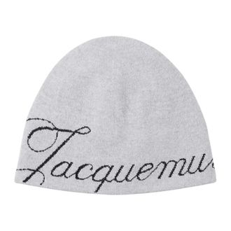 Jacquemus Accessoires, Dames, Grijs, ONE Size, Wol, Atelier Muts