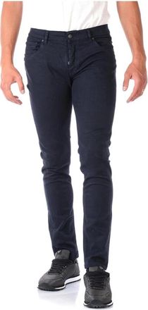 Daniele Alessandrini Jeans - Heren - Slim Fit Jeans - Blauw - W38 - Katoen - Jeans