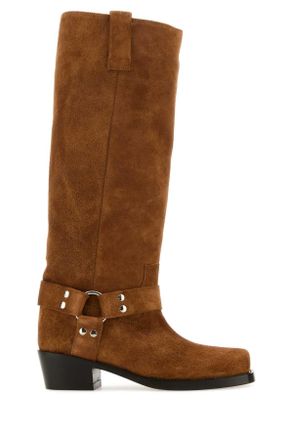 PARIS TEXAS Caramel Suede Roxy Boots