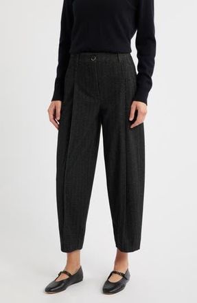 Wit & Wisdom Ultra Skyrise Tapered Straight Leg Pants in Black Brown Multi at Nordstrom Rack, Size 14