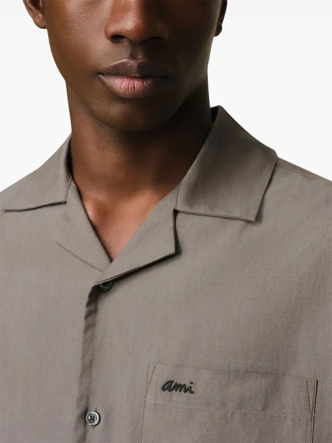Chemise Homme Lin-coton Manches Courtes - Coupe Régulière, Boutonnée, Pour été, Décontractée Ou Habillée