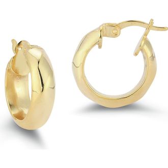 Chloe and Madison Small Twist Hoop Earrings in Gold at Nordstrom Rack