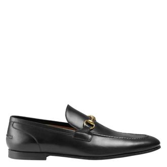 Gucci Jordaan Leather Loafer in Black, Brand Size 9.5 ( US Size 10 )