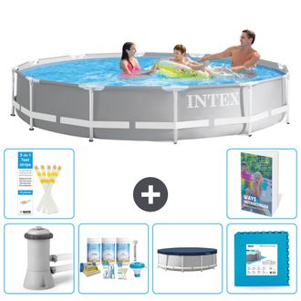 Intex Piscina Prism Frame Redonda - 366x76 Cm - 7-piezas S240