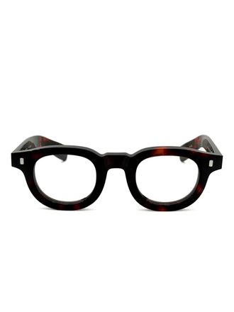 Eyevan 7285 369E round-frame glasses - Brown