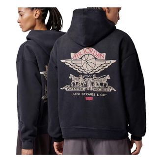 Nike Jordan Air Jordan x Levis Full-Zip Hoodie Black IM6734-010