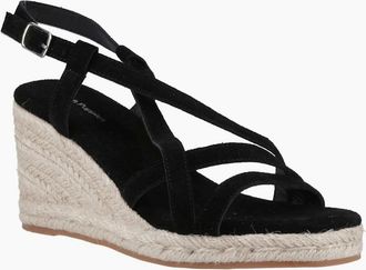 Hush Puppies Womens Jenny Womens Espadrille Sandals - Black - Size: 8