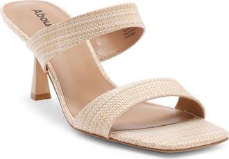 Abound Dalia Heeled Sandal in Natural Raffia at Nordstrom Rack, Size 7.5
