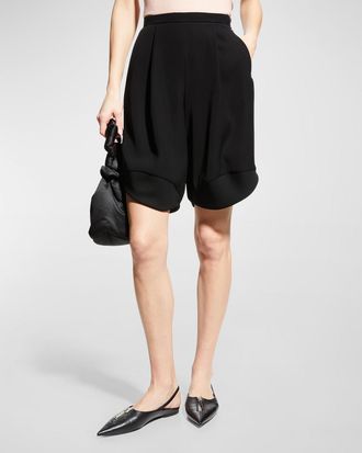 Giorgio Armani Techno Cady Bermuda Shorts