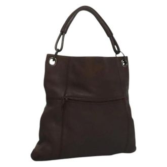 Bottega Veneta Pre-owned Shoulder Bags, female, Brown, Size: ONE SIZE Pre-owned Vintage Shoulder Bag