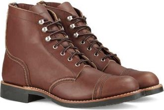 Red Wing Shoes Iron Ranger Boot in Amber Harness Leather at Nordstrom, Size 7.5