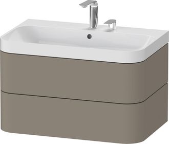 Duravit Set C-bonded Duravit Happy D.2 Plus Suspendido, 775x490mm, 2