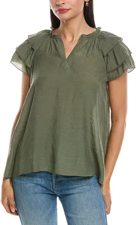 Nanette Lepore Tiered Sleeve Blouse