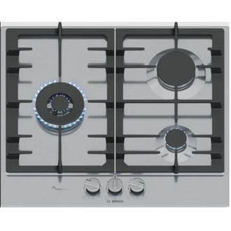 Bosch Placa De Gas De 60 Cm Con 3 Quemadores, 8000 W - Pcc6a5i90 - Bosch