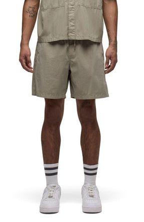 Hudson Drawstring Cotton Blend Shorts in Laurel at Nordstrom, Size Xx-Large