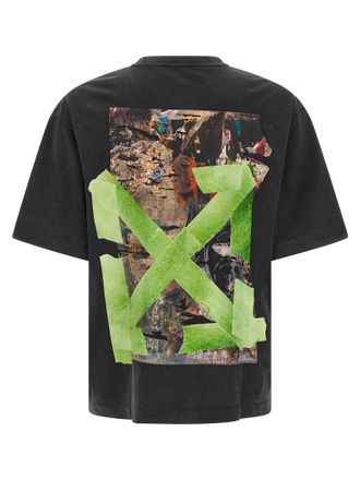 Off-white Mens Black Cotton T-Shirt