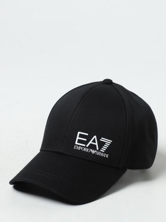Emporio Armani Cappello EA7 in cotone con stampa logo
