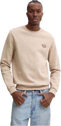 A.P.C. Sweatshirts - Heren - Sweatshirts - Beige - XS - Hoodies & sweatvesten