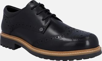 Hunter Mens Cawdor Gibson Mens Brogues - Black - Size: 10